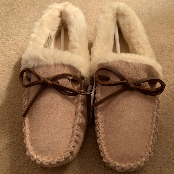 j crew moccasin slippers